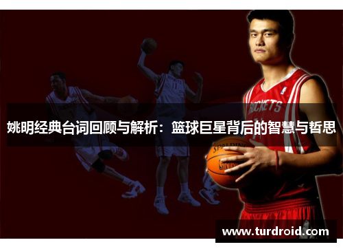 姚明经典台词回顾与解析：篮球巨星背后的智慧与哲思